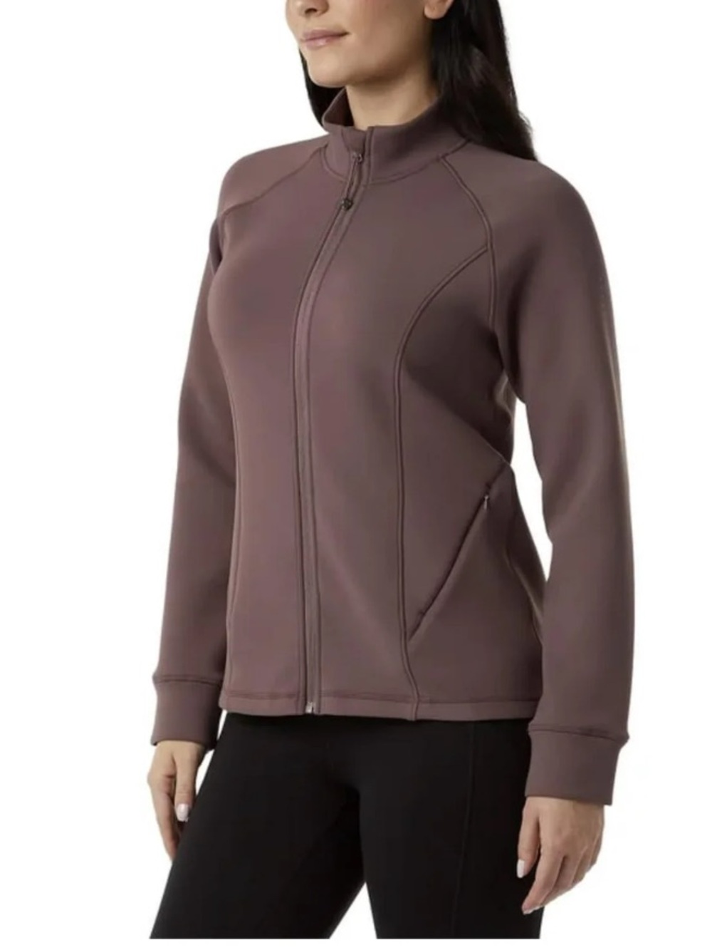 NEW 32 Degree Women's Full-Zip Softshell Jacket in Brown